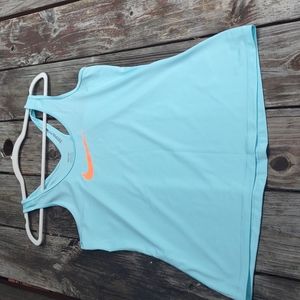 Nike Pro Large Blue Women's Racerback Tank GUC